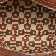 Guccissima Trimmed Leather Signoria Boston Bag