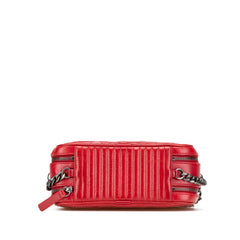 Small Quilted Glazed Calfskin Coco Boy Camera Bag