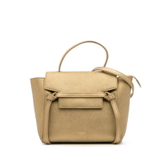 Nano Grained Calfskin Belt Bag