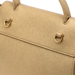 Nano Grained Calfskin Belt Bag