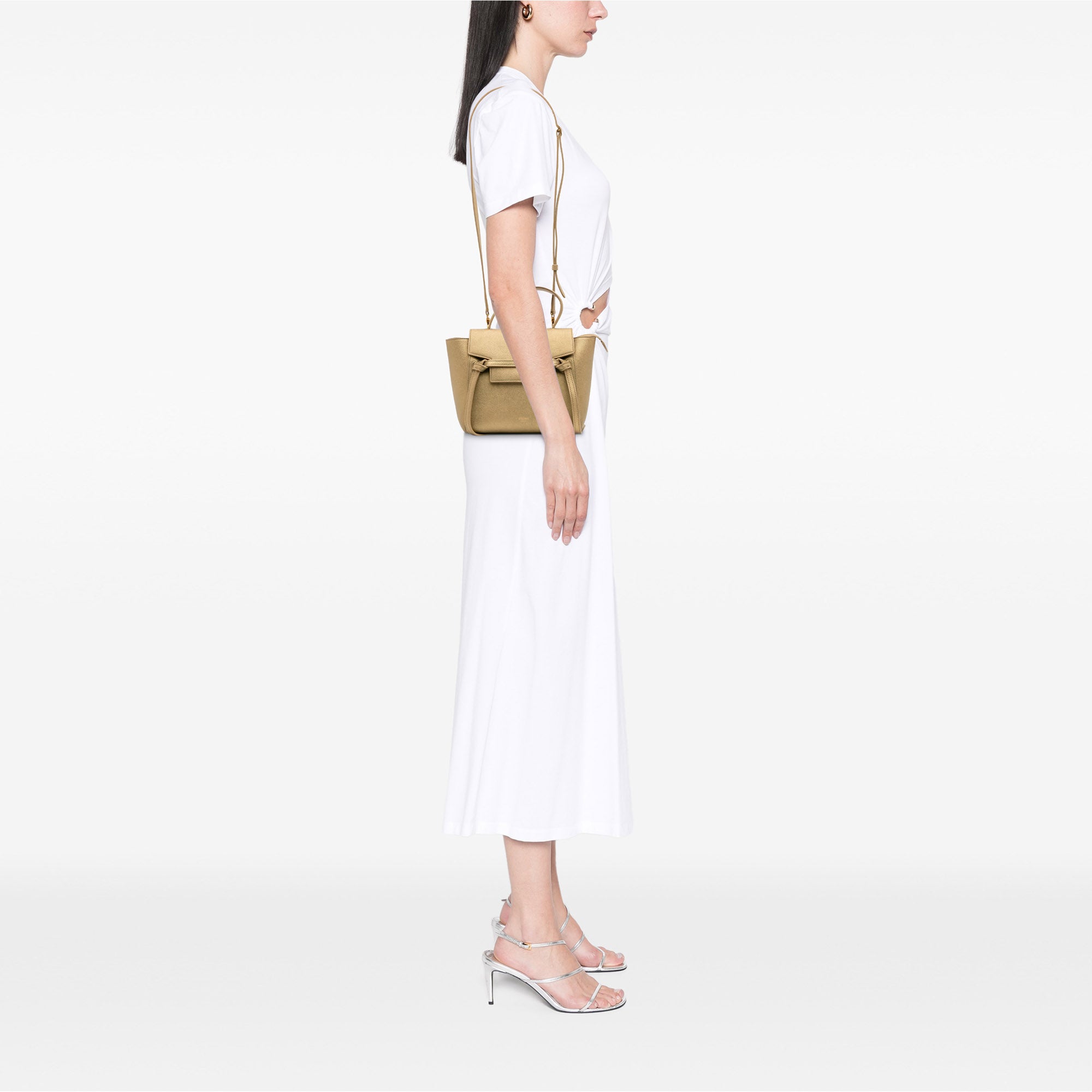 Nano Grained Calfskin Belt Bag
