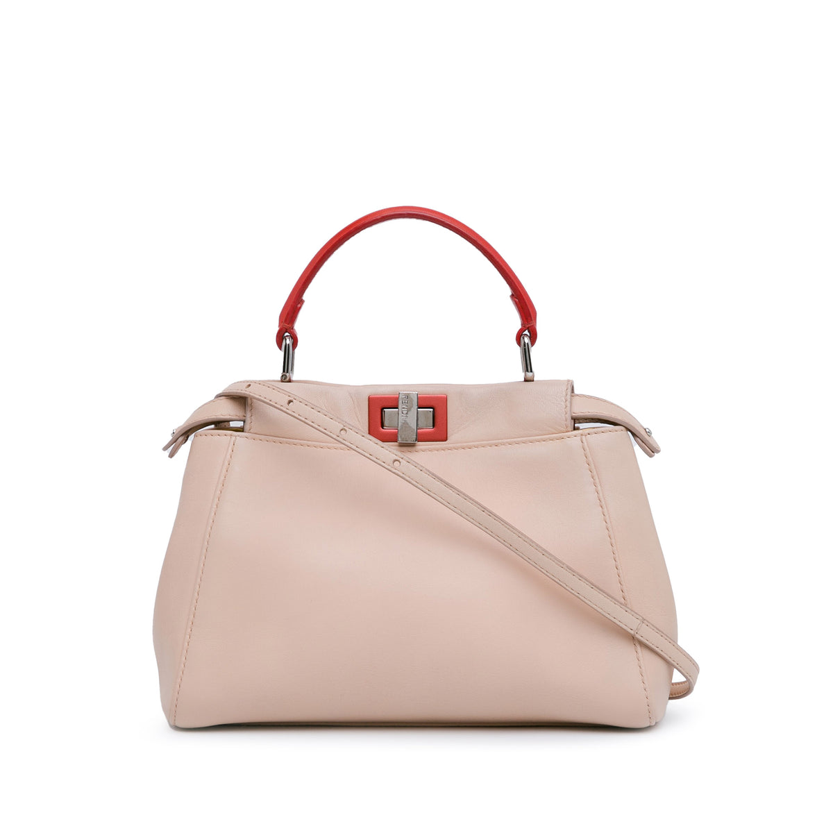 Mini Leather Iconic Peekaboo Satchel