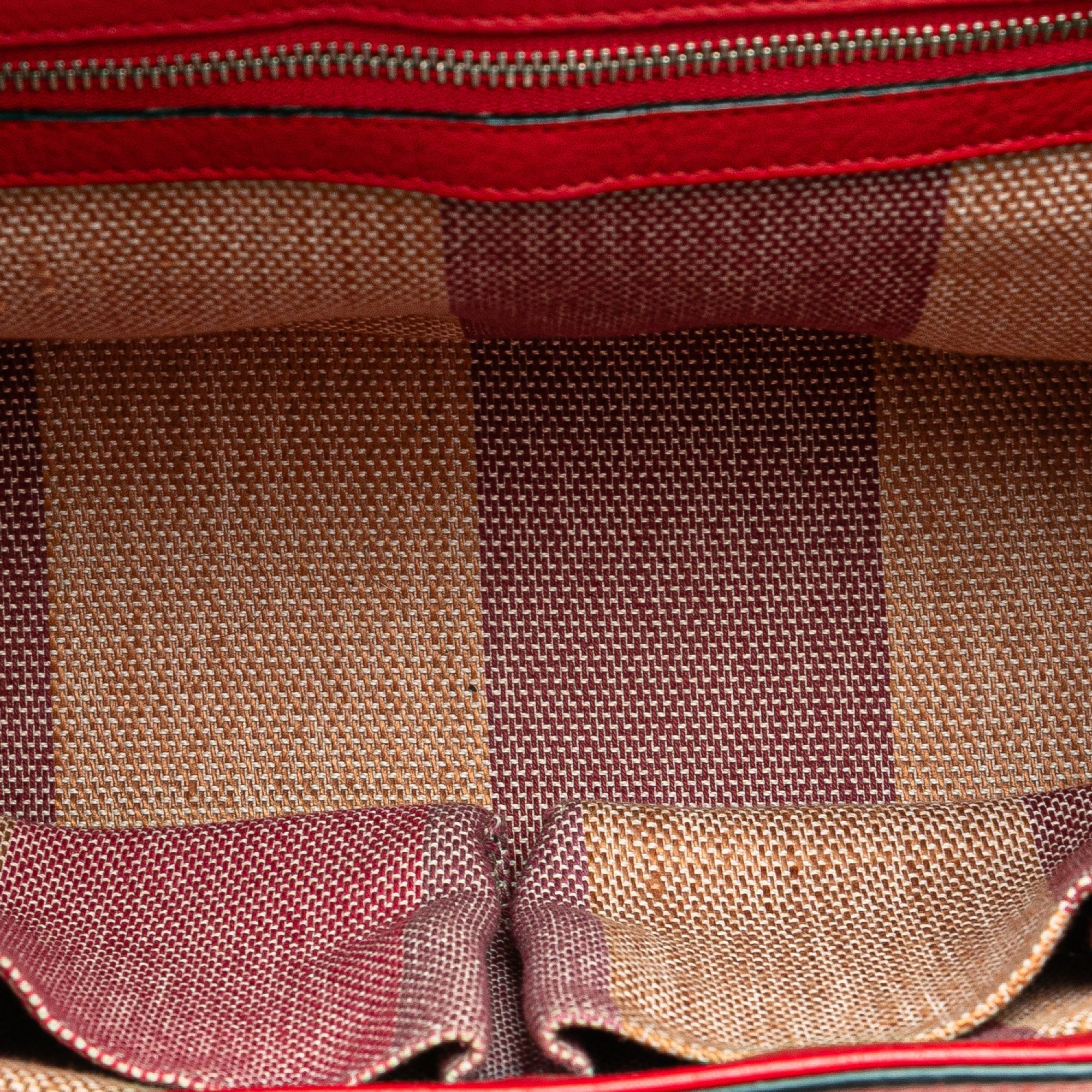 Small Leather Bamboo Daily Satchel