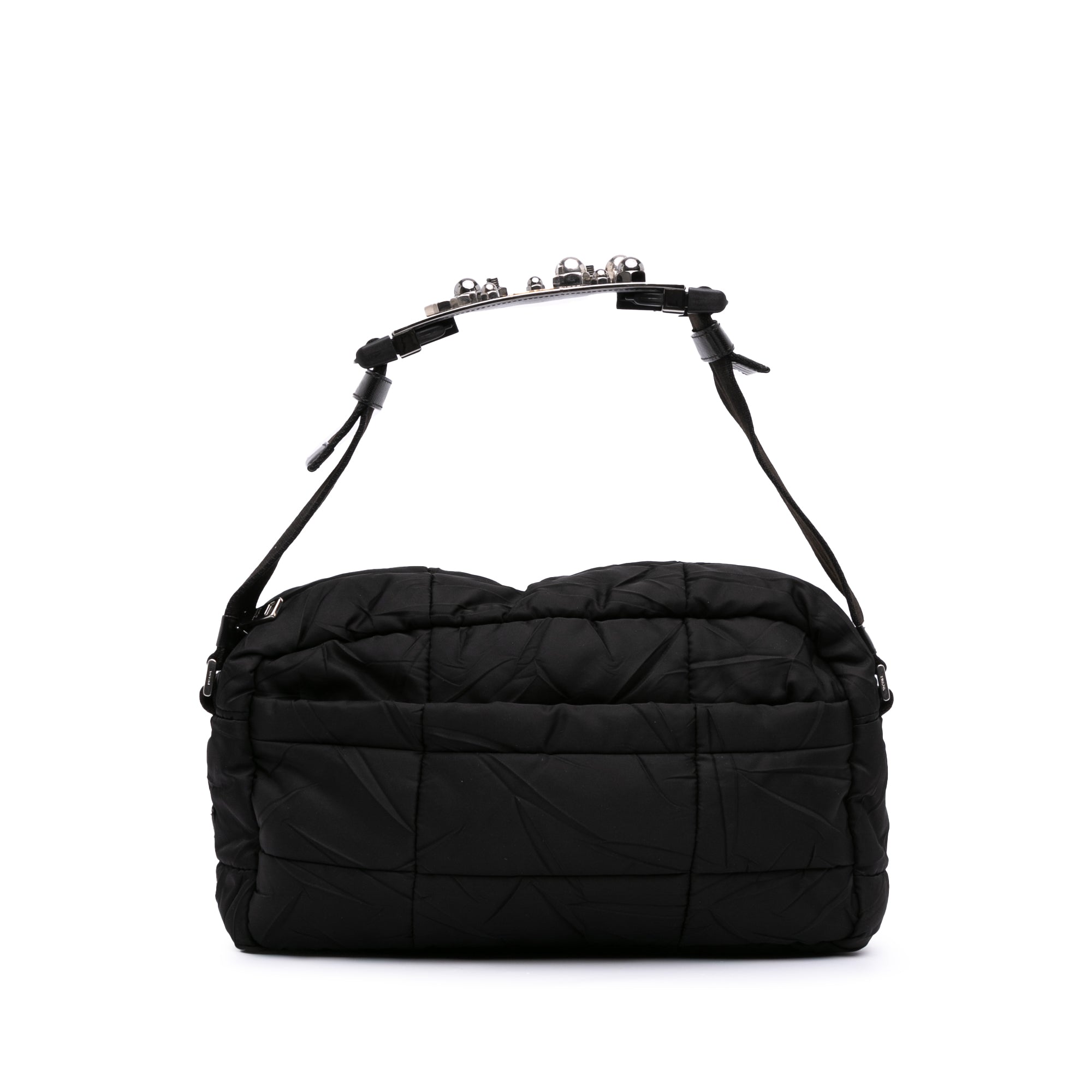 Quilted Tessuto Messenger Bag