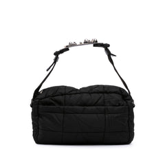 Quilted Tessuto Messenger Bag