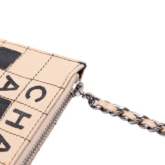 Quilted Lambskin Camellia Crossword Handbag