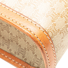 Macadam Coated Canvas Clutch