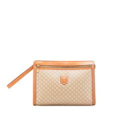 Macadam Coated Canvas Clutch
