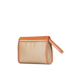 Macadam Coated Canvas Clutch