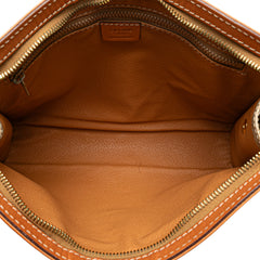 Macadam Coated Canvas Clutch