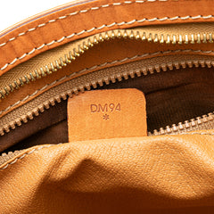 Macadam Coated Canvas Clutch