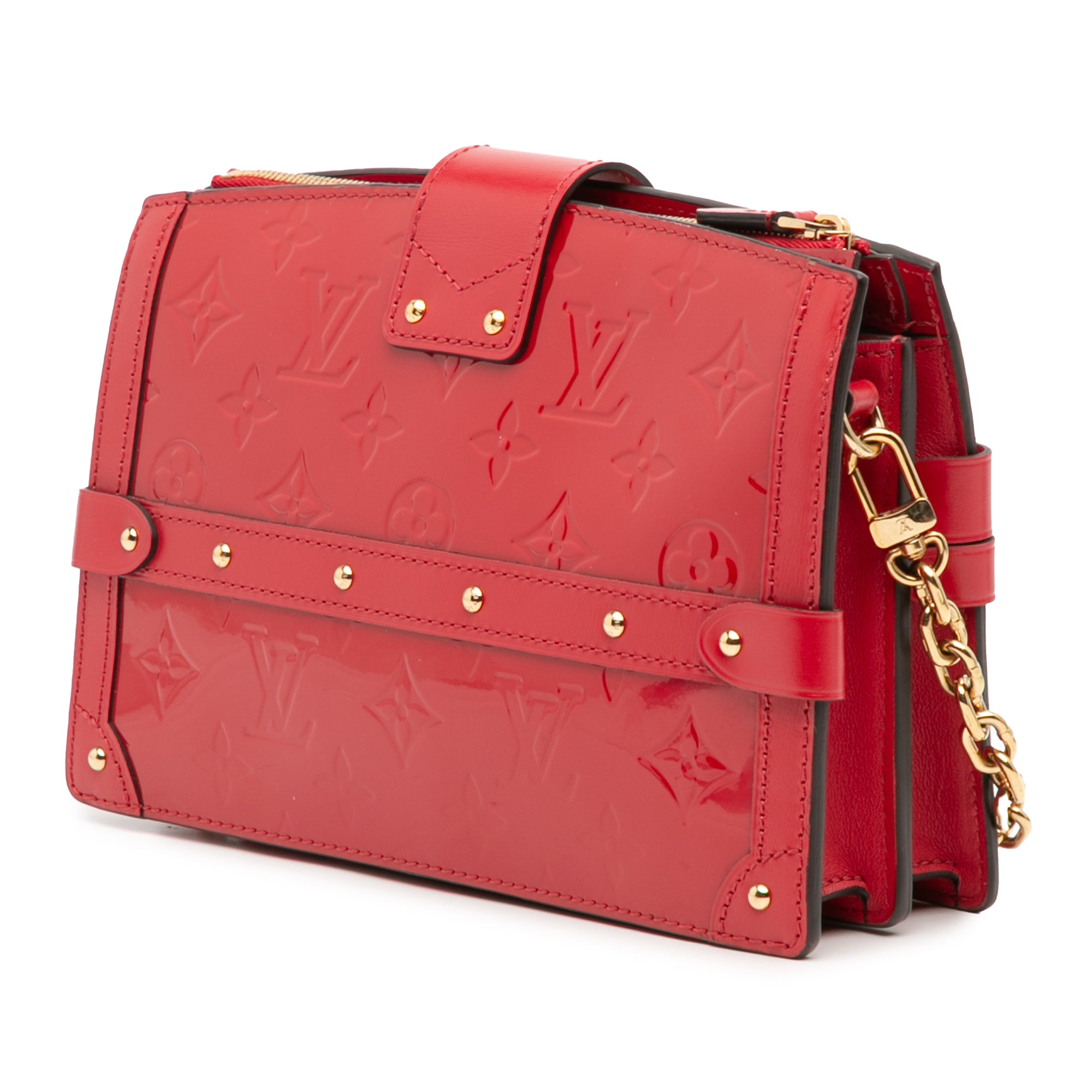 Monogram Vernis Trunk Clutch