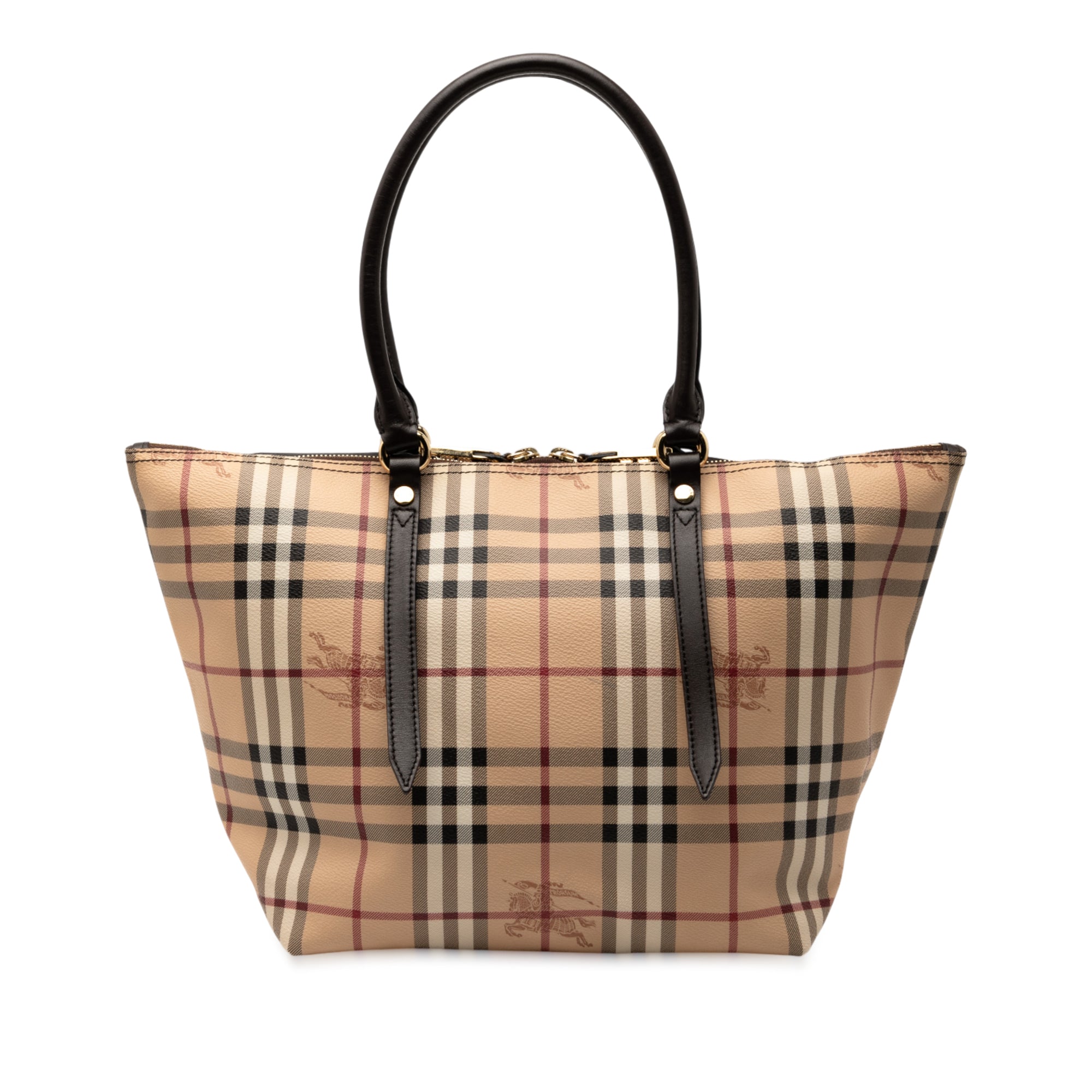 Small Haymarket Check Coated Canvas Salisbury Tote