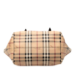 Small Haymarket Check Coated Canvas Salisbury Tote