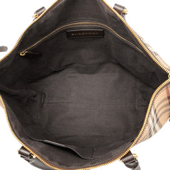 Small Haymarket Check Coated Canvas Salisbury Tote