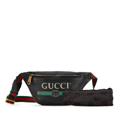 Leather Logo Belt Bag