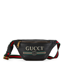 Leather Logo Belt Bag