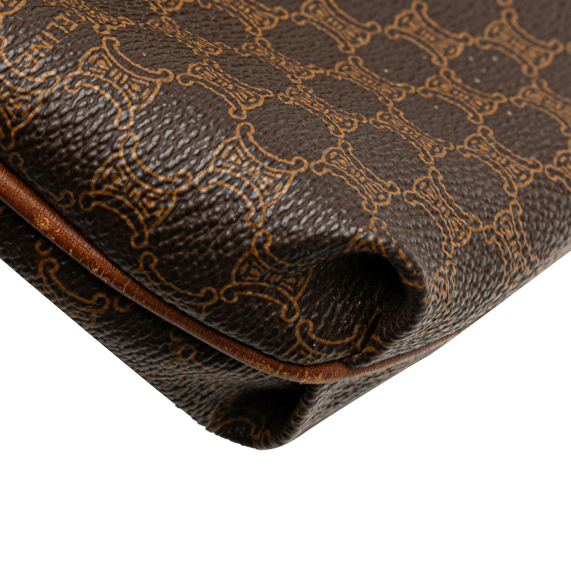 Macadam Coated Canvas Clutch