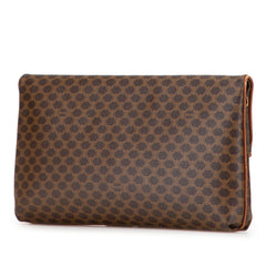 Macadam Coated Canvas Clutch