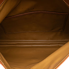 Macadam Coated Canvas Clutch