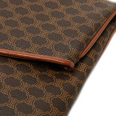 Macadam Coated Canvas Clutch