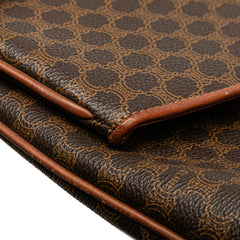 Macadam Coated Canvas Clutch