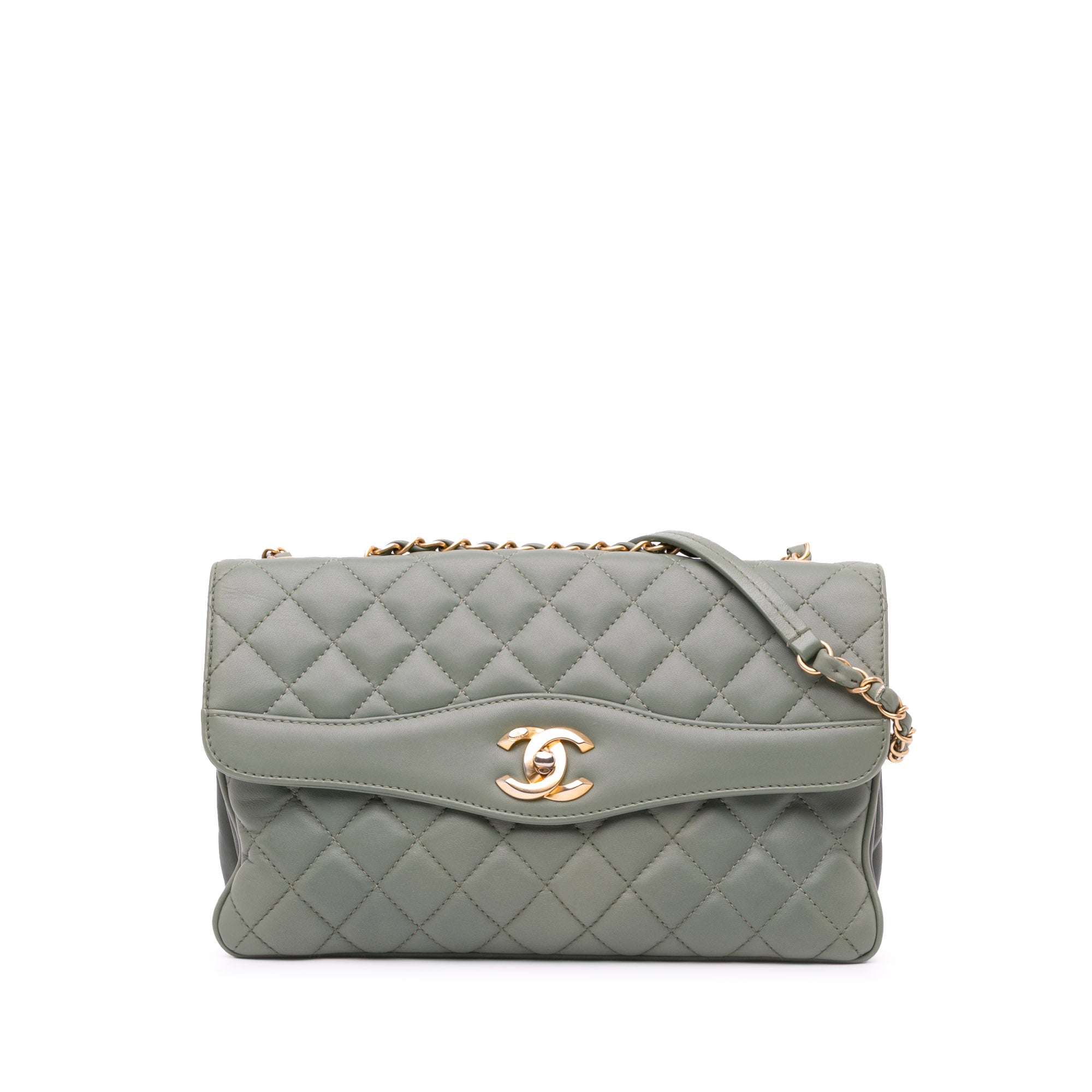 Large Quilted Lambskin Daily Companion Flap