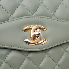 Large Quilted Lambskin Daily Companion Flap