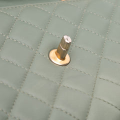 Large Quilted Lambskin Daily Companion Flap