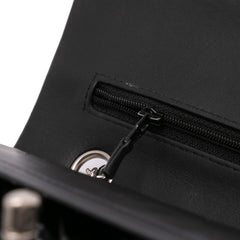 Medium Classic Chevron Patent Double Flap