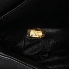 Medium Classic Chevron Patent Double Flap