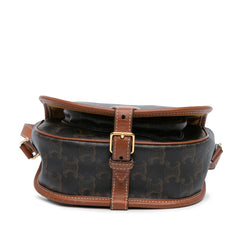 Medium Triomphe Coated Canvas Folco Crossbody