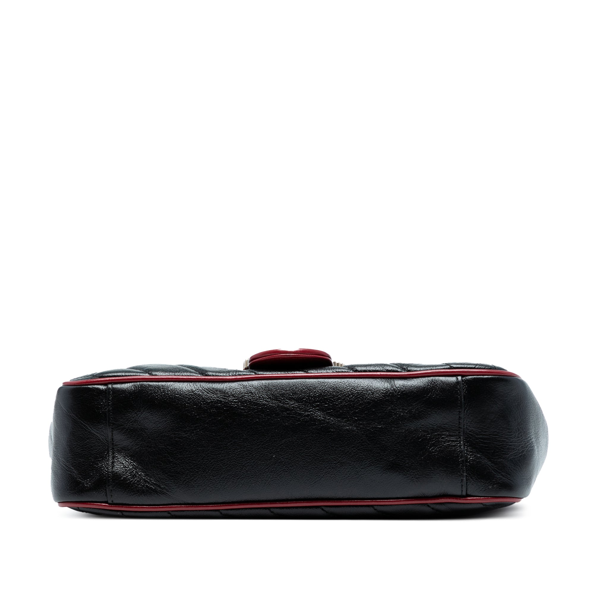 Medium GG Marmont Matelasse Diagonal Leather Torchon Shoulder Bag