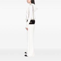 Medium GG Marmont Matelasse Diagonal Leather Torchon Shoulder Bag