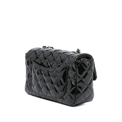 Mini Rectangular Classic Patent Single Flap