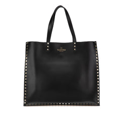 Medium Leather Rockstud Convertible Tote