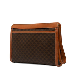 Macadam Coated Canvas Clutch