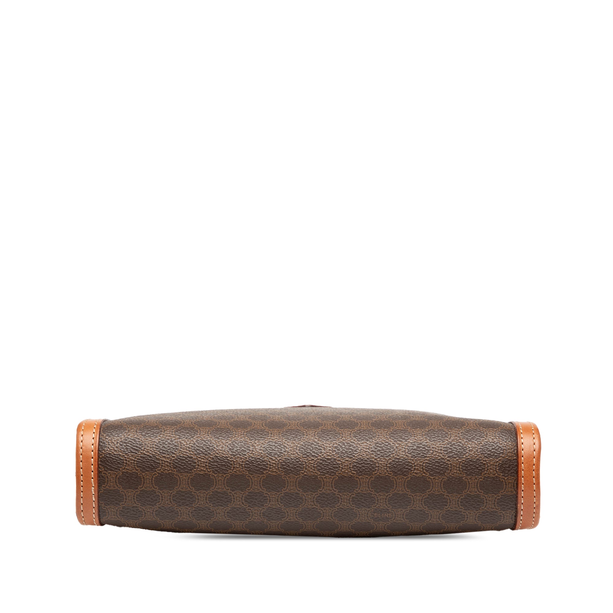 Macadam Coated Canvas Clutch