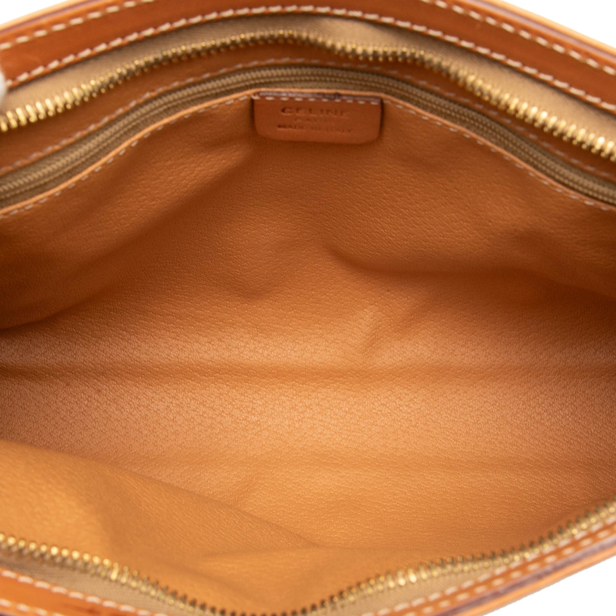 Macadam Coated Canvas Clutch