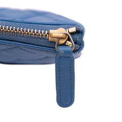Medium Quilted Lambskin O Case Clutch