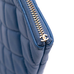Medium Quilted Lambskin O Case Clutch