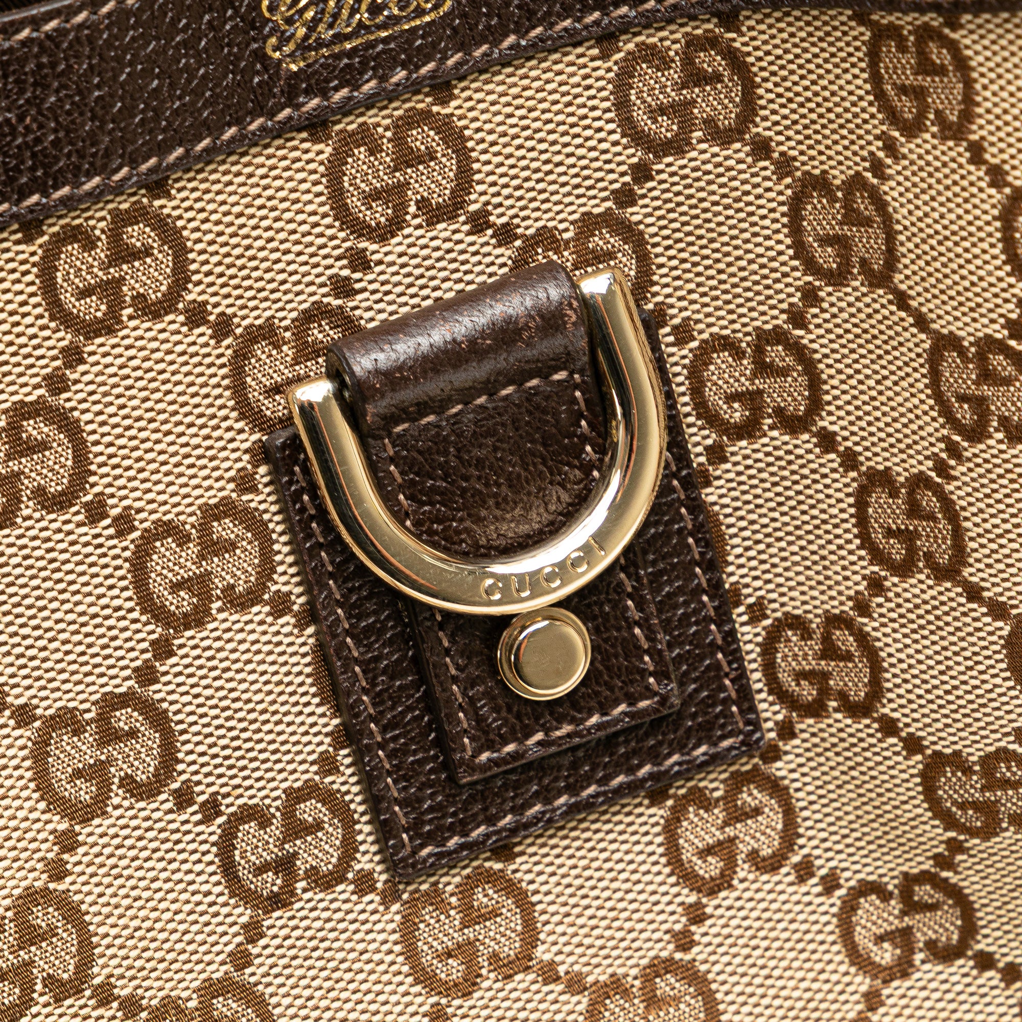 GG Canvas Abbey D Ring Tote