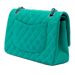 Medium Classic Lambskin Double Flap