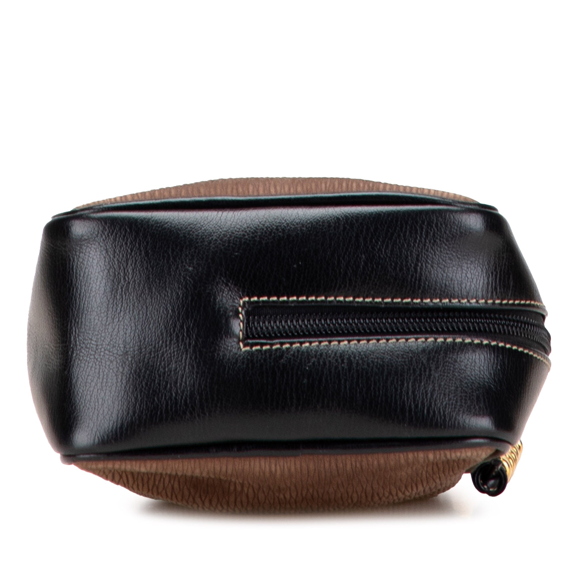 Leather Velasquez Twist Top Handle Bag