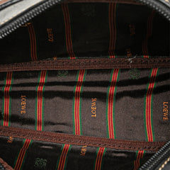 Leather Velasquez Twist Top Handle Bag