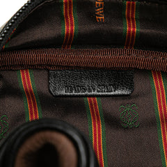 Leather Velasquez Twist Top Handle Bag