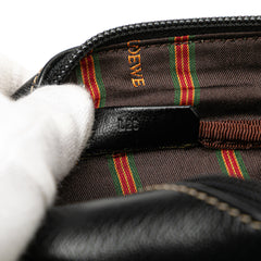 Leather Velasquez Twist Top Handle Bag
