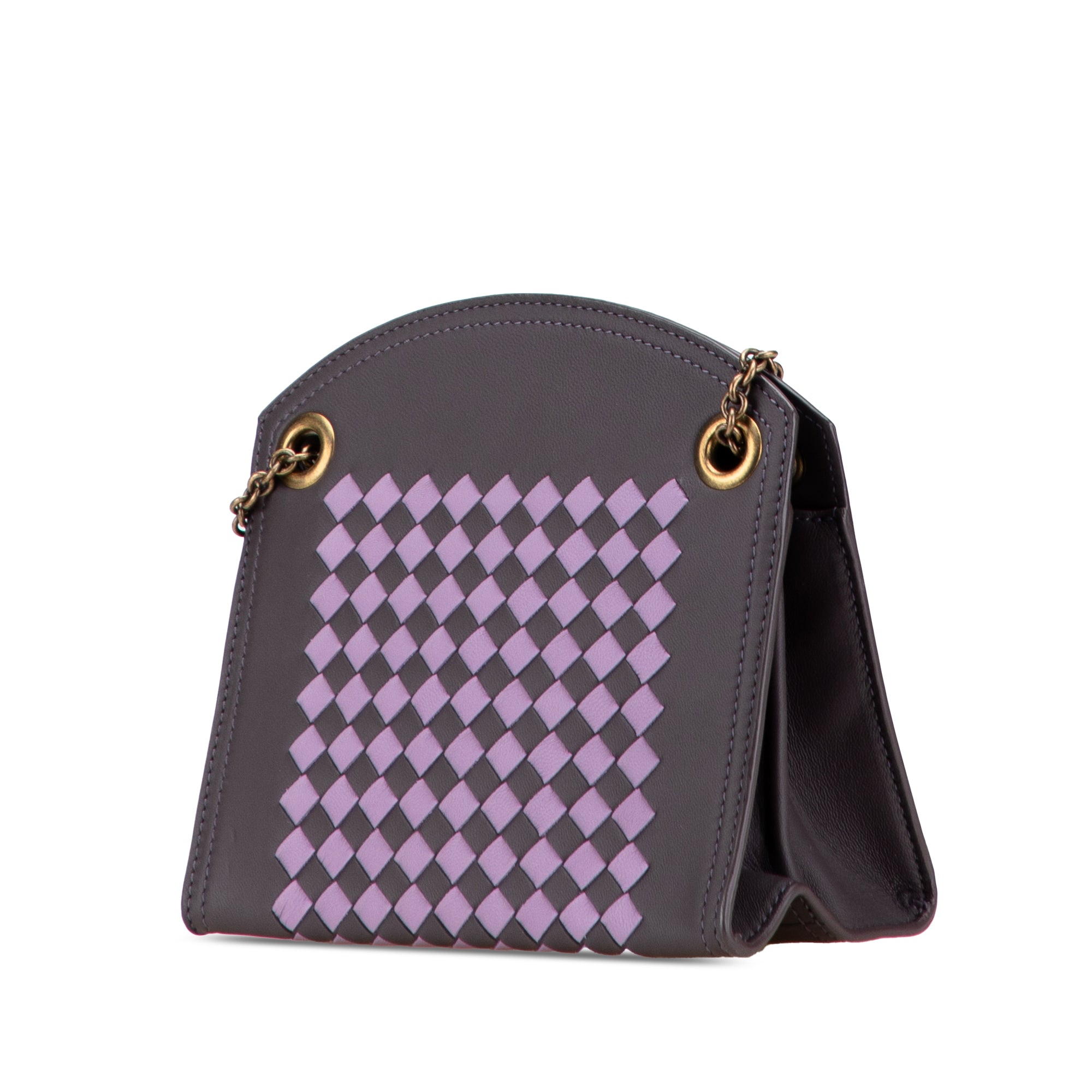 Nappa Intrecciato Chain Wallet