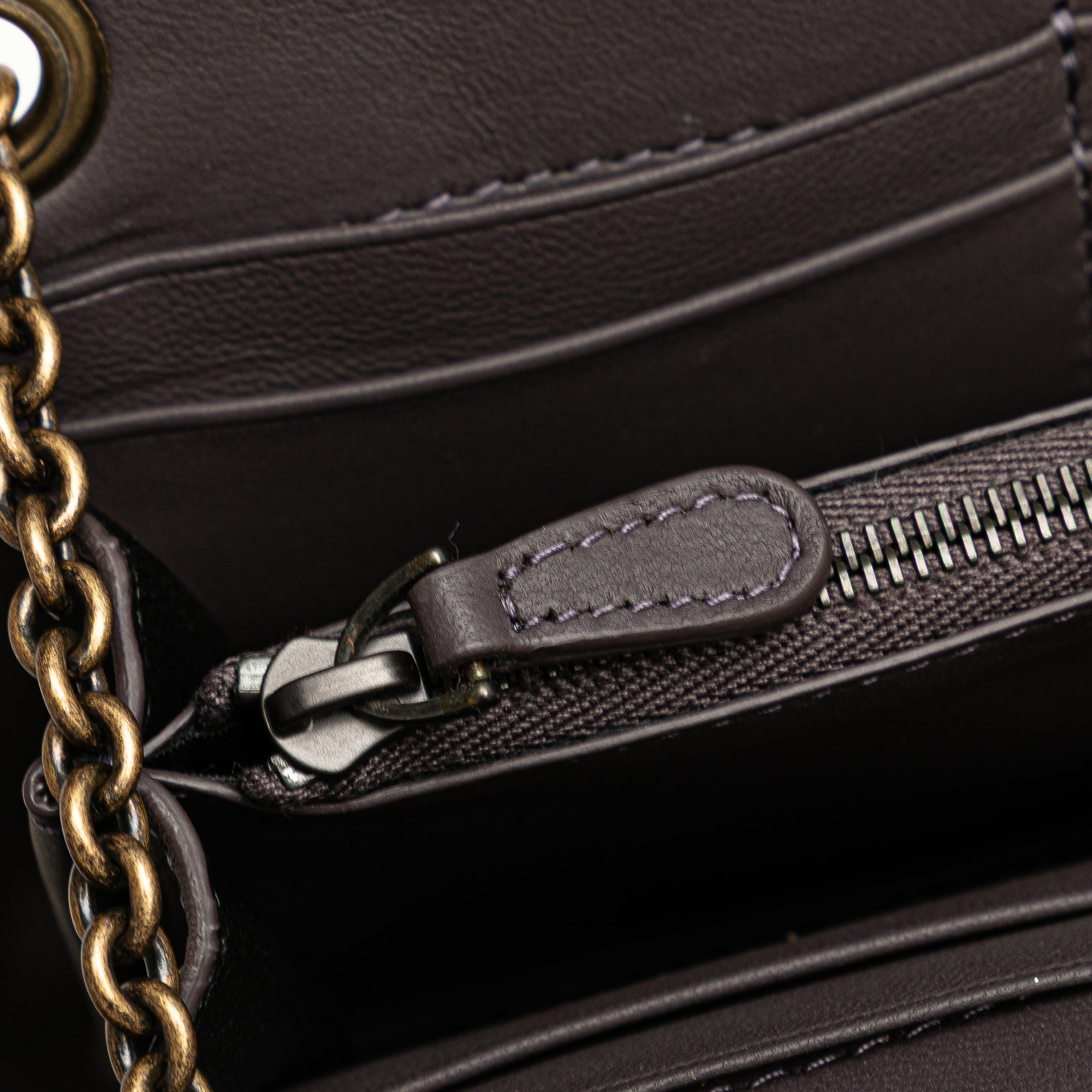 Nappa Intrecciato Chain Wallet