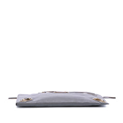 Goatskin Motocross Classic Metallic Edge Clutch